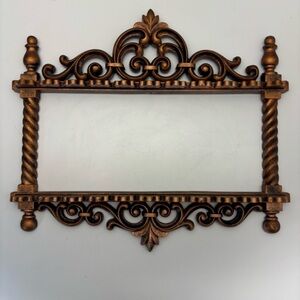 1970s ornate Dart Ind Coppercraft Guild resin spoon holder or jewelry display
